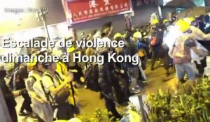Escalade à Hong Kong: la police tire avec une arme à feu, une pr