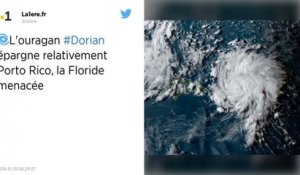 Premiers effets de l'ouragan Dorian à Porto Rico, la Floride menacée