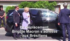Brigitte Macron remercie les Brésiliens qui la soutiennent