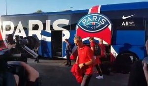 Les joueurs du PSG sont arrivés à Saint-Symphorien