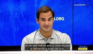 Federer sur la programmation : "Ce n'est pas Roger veut, Roger obtient"