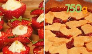 4 recettes de gourmandises aux fraises - 750g