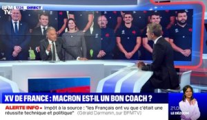 Les bons conseils de Macron au XV de France