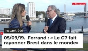 Instant Eté du jeudi 5 septembre 2019. Ferrand : « Le G7 fait rayonner Brest dans le monde»