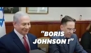 Benjamin Netanyahu confond Boris Johnson et Boris Eltsine