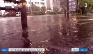 Japon : Tokyo balayée par un puissant typhon