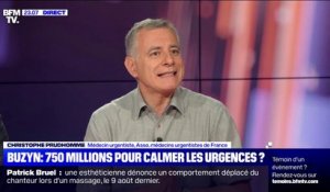 Plan pour les urgences: selon Christophe Prudhomme, médecin urgentiste, avec ces 750 millions d'euros, "on est dans la contrainte budgétaire"