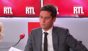Homophobie dans les stades : "Il faut savoir faire la part des choses", selon Attal sur RTL