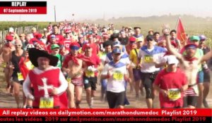 Replay Marathon du Médoc  2019-Ambiance sur la parcours 7 / runners atmosphere on the way 7