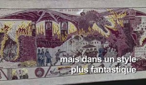 Une tapisserie tisse la saga Game of Thrones à Bayeux