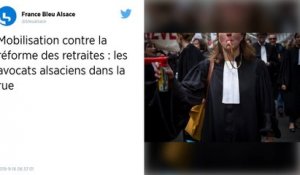 Réforme des retraites : Les avocats dans la rue, avec d’autres professions en tenue