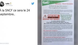Retraites : Journée d’appel à la mobilisation à la SNCF le 24 septembre