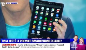 On a testé le premier téléphone pliable - 17/09