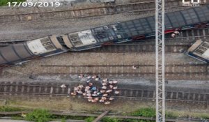 Hong Kong: Un métro déraille à l'heure de pointe, huit personnes blessés