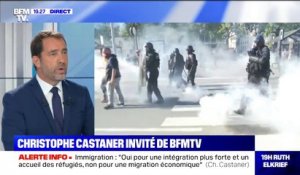 Christophe Castaner à propos des manifestations des gilets jaunes: "J'ai toujours cette inquiétude qu'il puisse y avoir des désordres le week-end prochain"