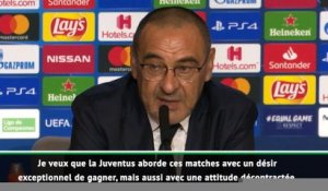 Groupe D - Sarri : "La Juventus ne doit pas avoir peur de gagner cette compétition"
