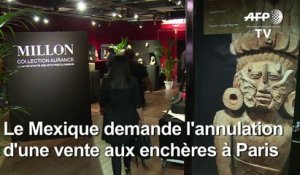 Enchères d'Art précolombien à Paris: la maison de vente réagit