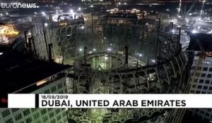 Expo 2020 : Dubaï achève la construction d'un immense dôme en acier