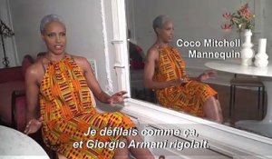 Mannequin depuis les années 80, Coco Mitchell parle mode et diversité