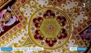 La mission de sauvetage du tapis miraculé de l'incendie de Notre-Dame