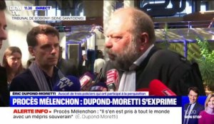 Éric Dupond-Moretti sur le procès Mélenchon: "On est chez les fous"