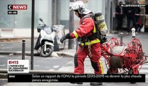 Paris : Trois blessés dont un grave dans l’incendie d’une maison de retraite, hier soir, à Belleville - 80 pompiers avec 20 engins ont été  mobilisés