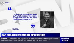 Pour la première fois, Gad Elmaleh reconnaît avoir emprunté certains passages de ses sketchs à d’autres humoristes