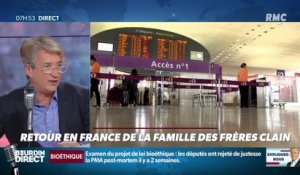 Nicolas Poincaré : Retour en France de la famille des frères Clain - 25/09