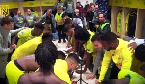 FC Nantes - Stade Rennais : la joie du vestiaire