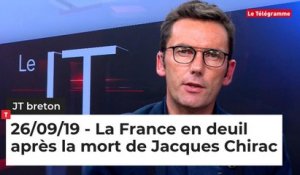 JT Breton du 26 septembre 2019 : La France en deuil après la mort de Jacques Chirac