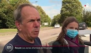 Incendie d'une usine à Rouen : les retombées inquiètent les habitants