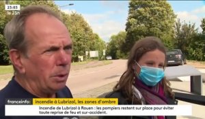 Incendie d'un site Seveso à Rouen : la population angoisse pour sa santé