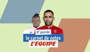 Le carnet de la notes de la 8e journée - Foot - L1