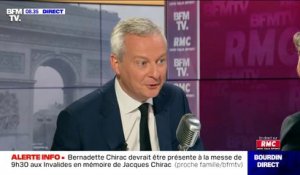 Bruno Le Maire: "On ne pouvait pas s'empêcher d'avoir beaucoup d'affection" pour Jacques Chirac