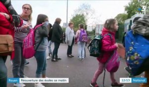 Incendie à Rouen : les parents inquiets à l'heure de la reprise des cours