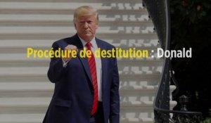 Procédure de destitution : Donald Trump dénonce un « coup d'État »