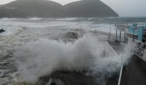 Passage de l'ouragan Lorenzo sur les Açores, sans faire de victimes
