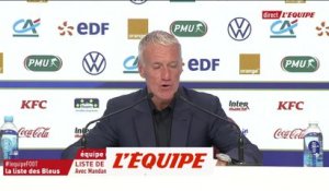 Deschamps «Mandanda est de retour en tant que numéro 2» - Foot - Bleus