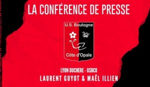 [NATIONAL] J10 Conférence de presse avant match Lyon Duchère - USBCO