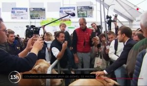 Sommet de l'élevage : Emmanuel Macron interpellé et mis sous pression par des exploitants