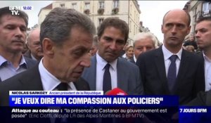 Nicolas Sarkozy fait part de "sa compassion" aux policiers après la "sauvagerie inouïe" à la Préfecture de police de Paris