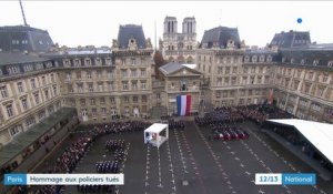 Paris : hommage aux fonctionnaires tués à la préfecture de police