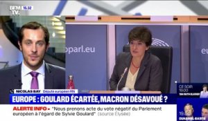 Pour Nicolas Bay, Macron "est aujourd'hui humilié" par le rejet de la candidature de Sylvie Goulard à un poste de commissaire européen