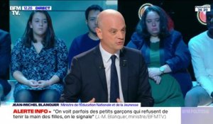 Jean-Michel Blanquer sur le voile: "Les enfants doivent être épargnés par ces débats d'adultes"