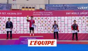 Popov en argent - Badminton - Mondiaux juniors
