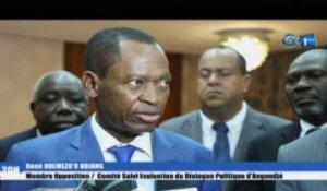 RTG/Remise du rapport sur le bilan des applications des actes du dialogue d’Agondje au Premier Ministre