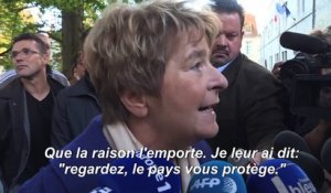 Besançon: manifestation de soutien à la mère voilée prise à partie au conseil régional