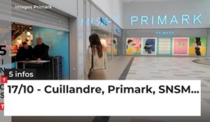 Cuillandre, Primark, SNSM... Cinq infos bretonnes du 17 octobre