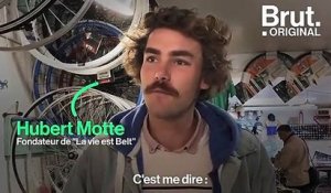 "Être acteur d'un monde meilleur" : Il recycle des pneus pour en faire des ceintures