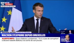 Brexit: Emmanuel Macron estime que "le délai du 31 octobre doit être tenu"